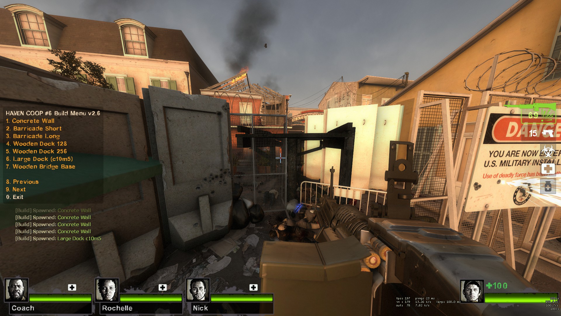 Left 4 Dead 2 gameplay on a HAVEN server